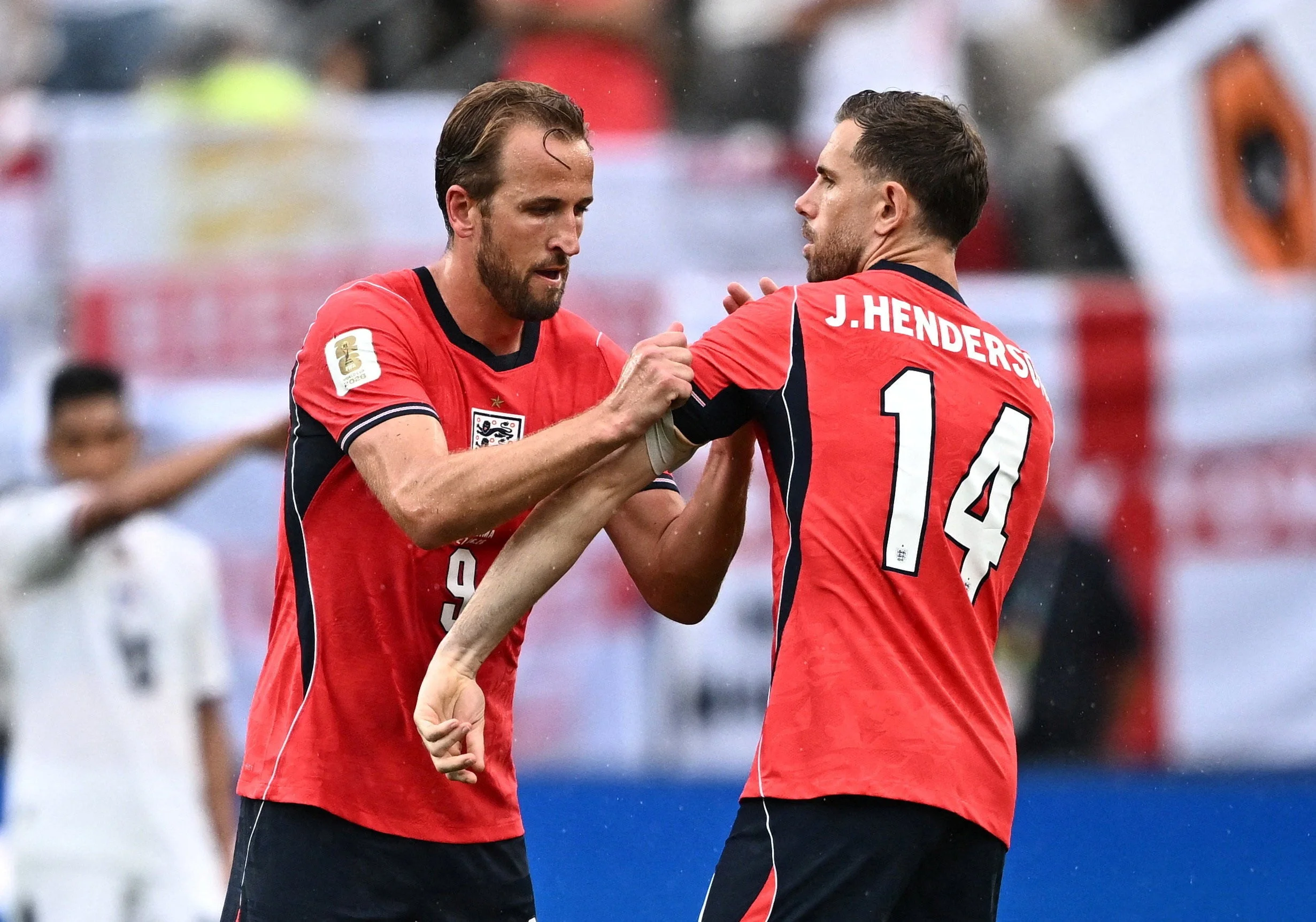 Jordan Henderson got the armband for a few minutes against Panama