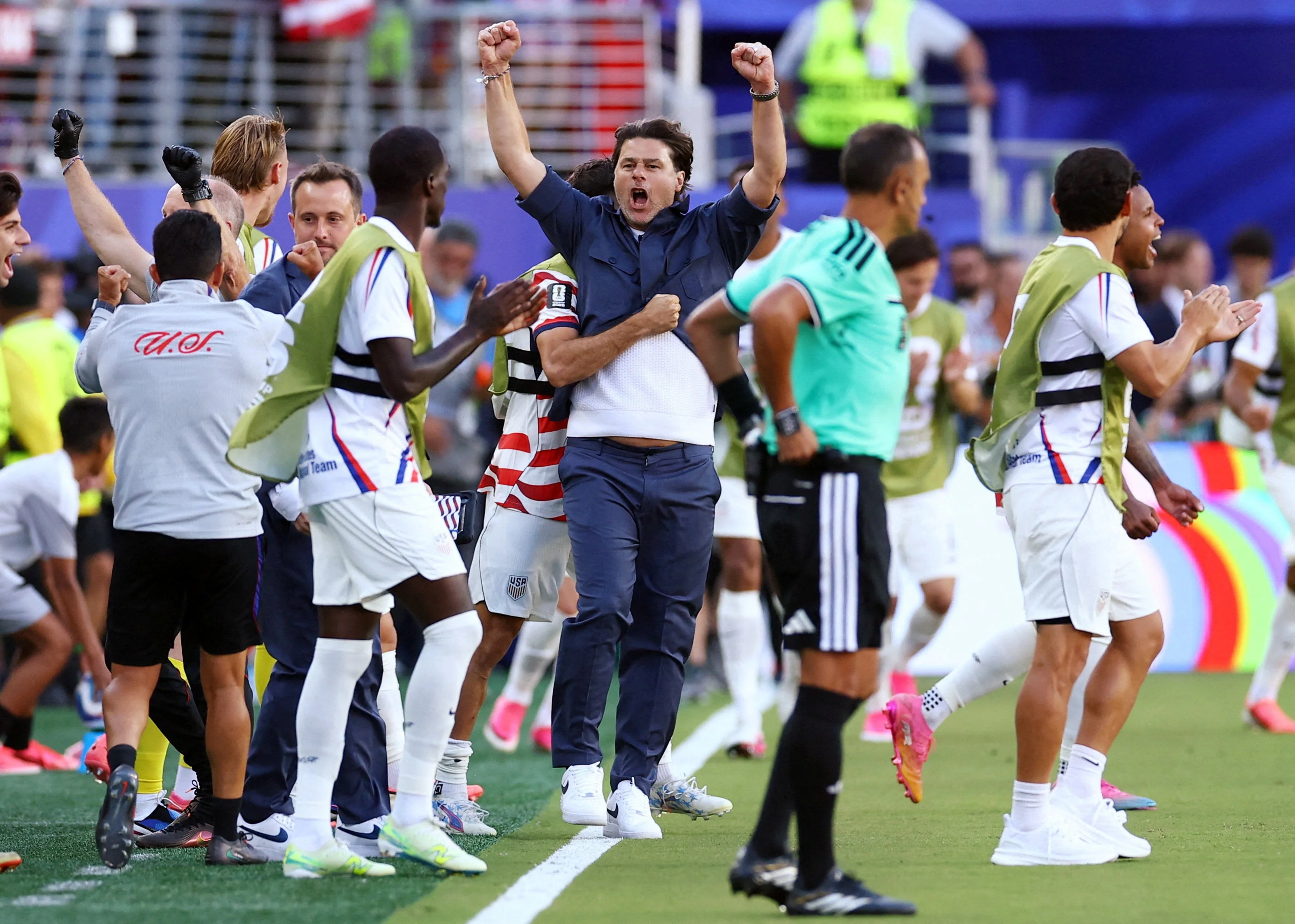 Mauricio Pochettino's side have set up a last-16 tie against Belgium