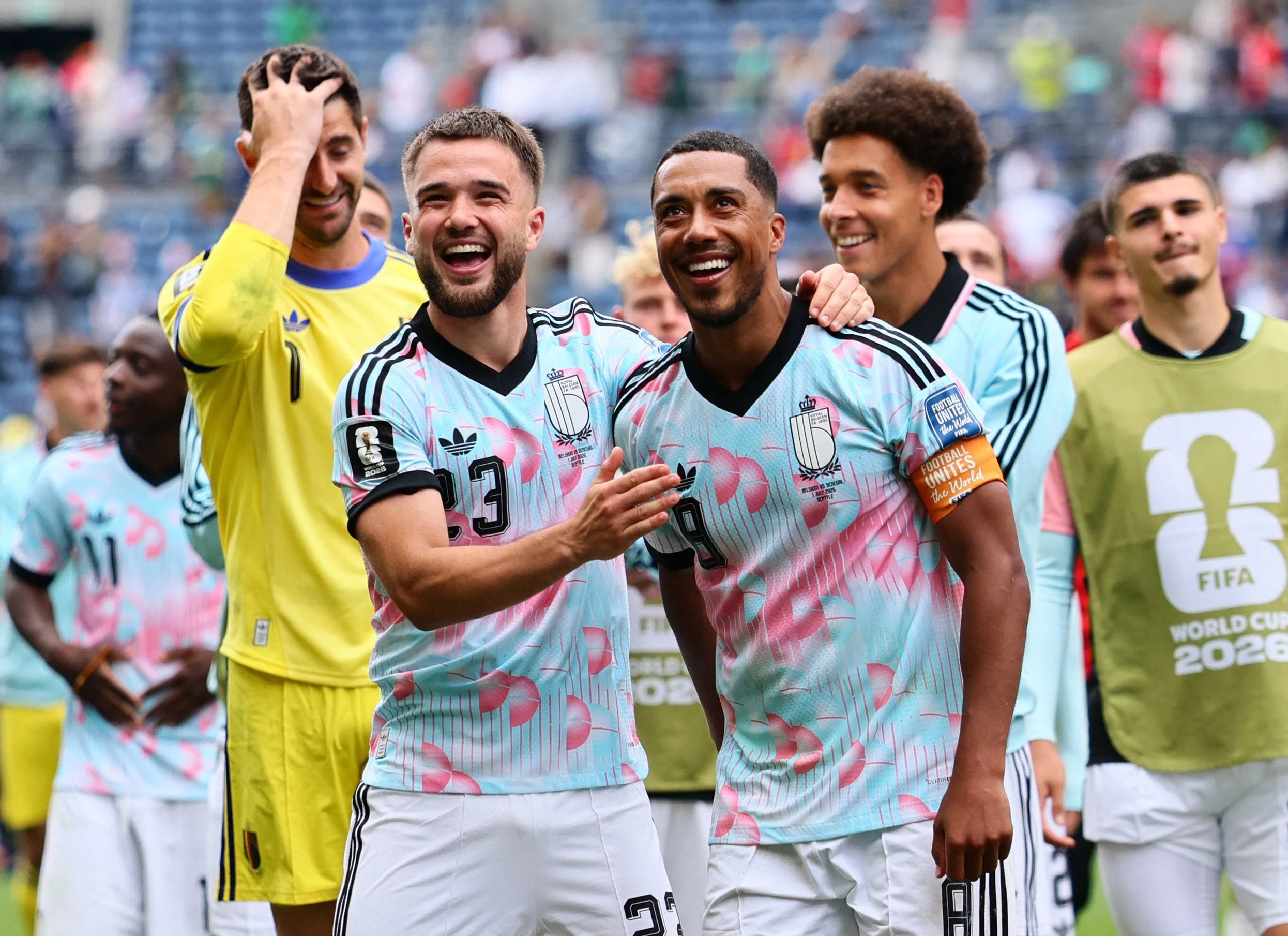 Youri Tielemans led Belgium to a dramatic victory