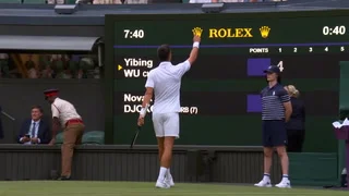 Novak Djokovic asks newly engaged Wimbledon couple for wedding invite