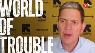 David Miliband: Democracy is in retreat amid growing global conflict