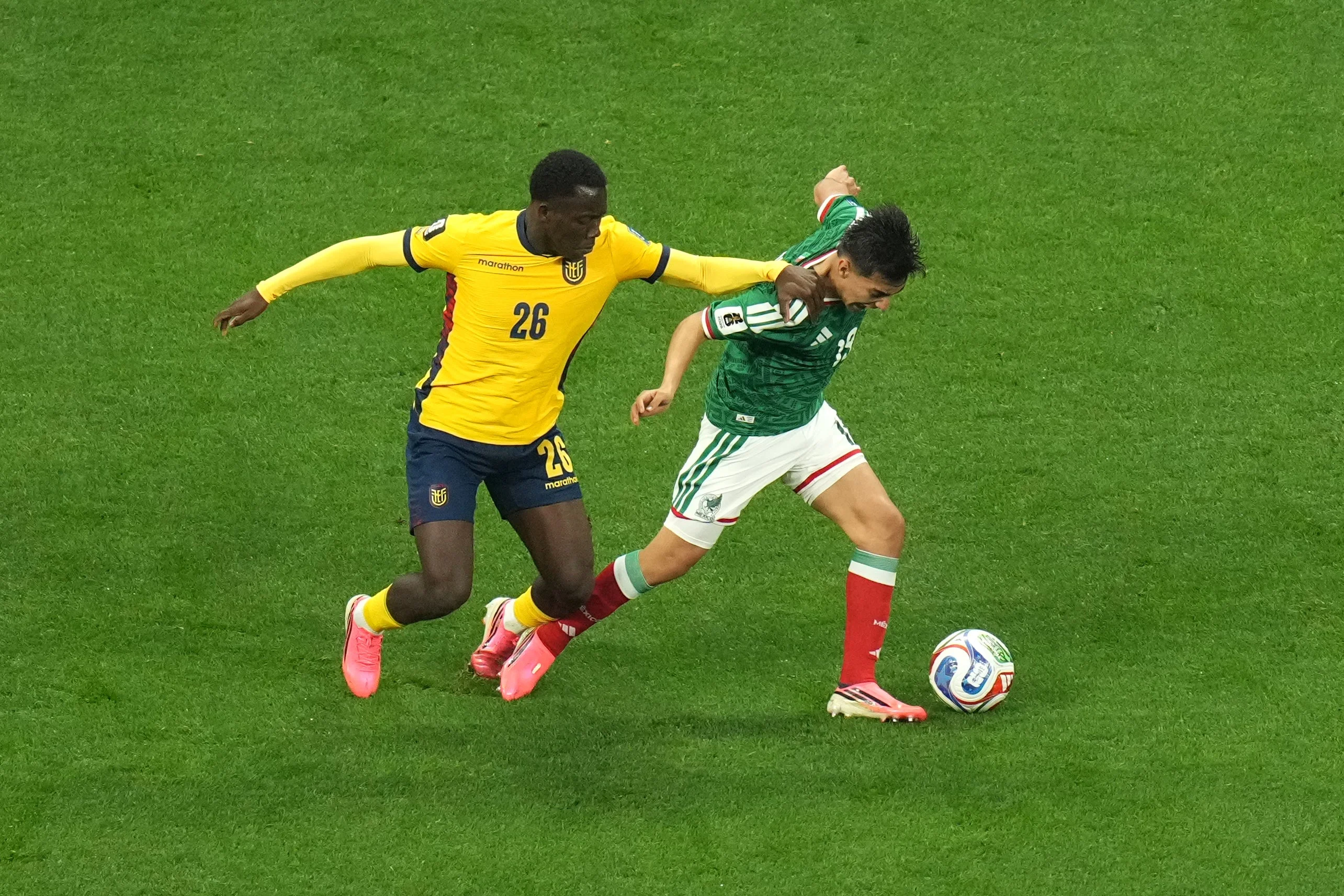 Mora played his part in Mexico's win
