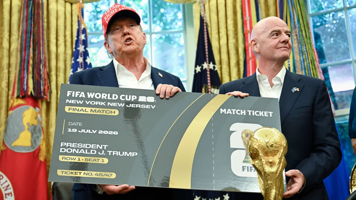 Donald Trump, Gianni Infantino, 2026 World Cup ticket