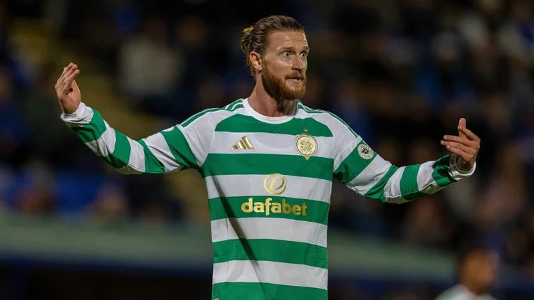 Kasper Hogh has struggled for form at Celtic this season.